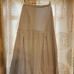 Old Navy White & Navy Strapless Dress